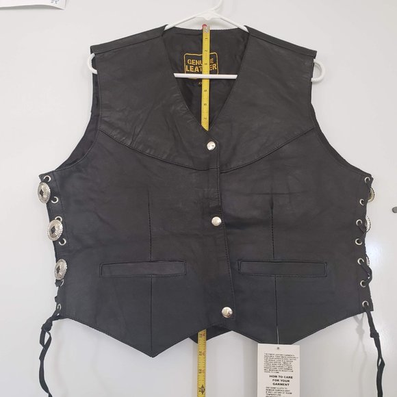 Leather Vest 2XL NWT - Picture 4 of 7